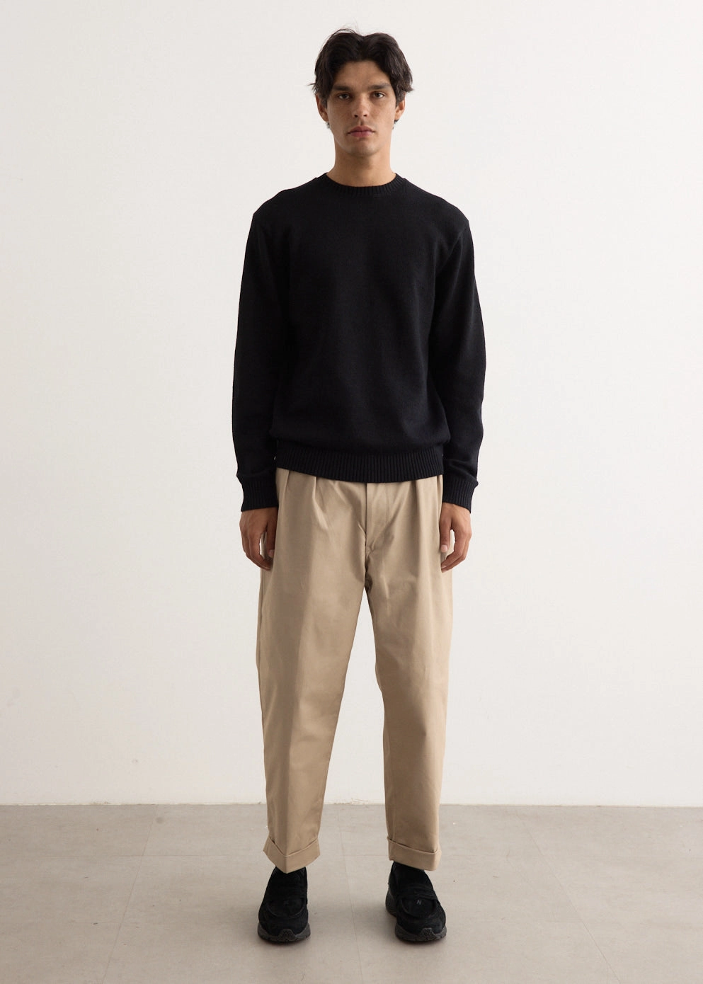 2 Pleats Twill Pants