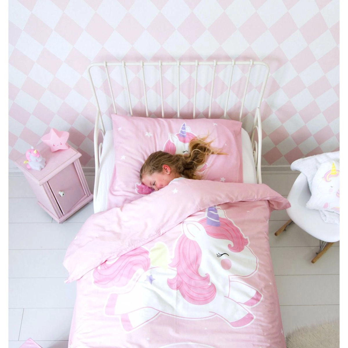 A Little Lovely Company Duvet Cover Unicorn