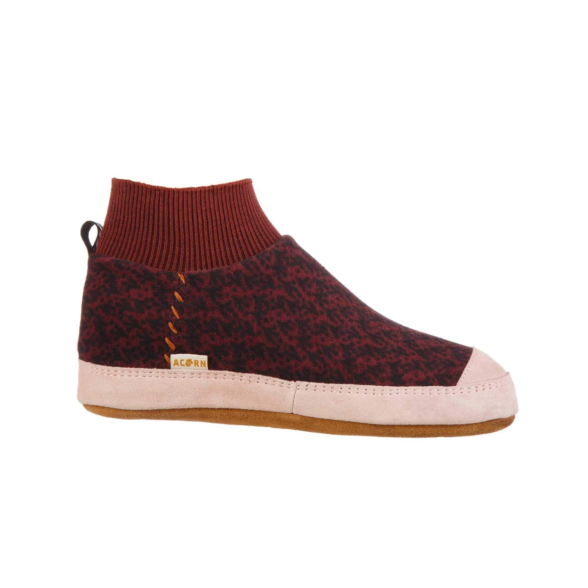 Acorn Women's Polar Pair Slipper - Fleece Lining, Garnet, Medium | A22600GARWM
