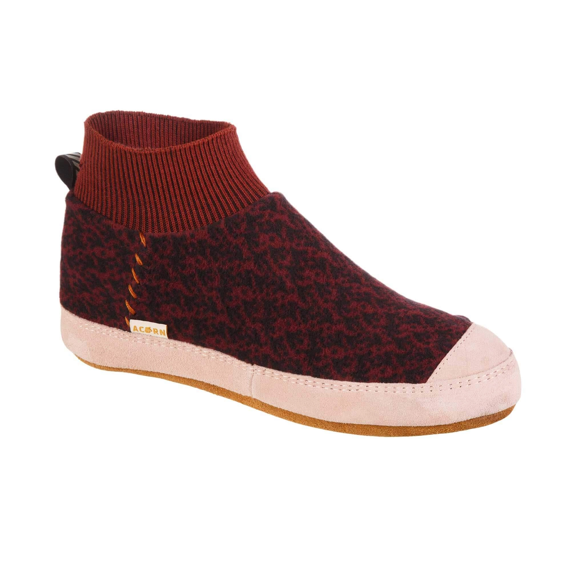 Acorn Women's Polar Pair Slipper - Fleece Lining, Garnet, Medium | A22600GARWM