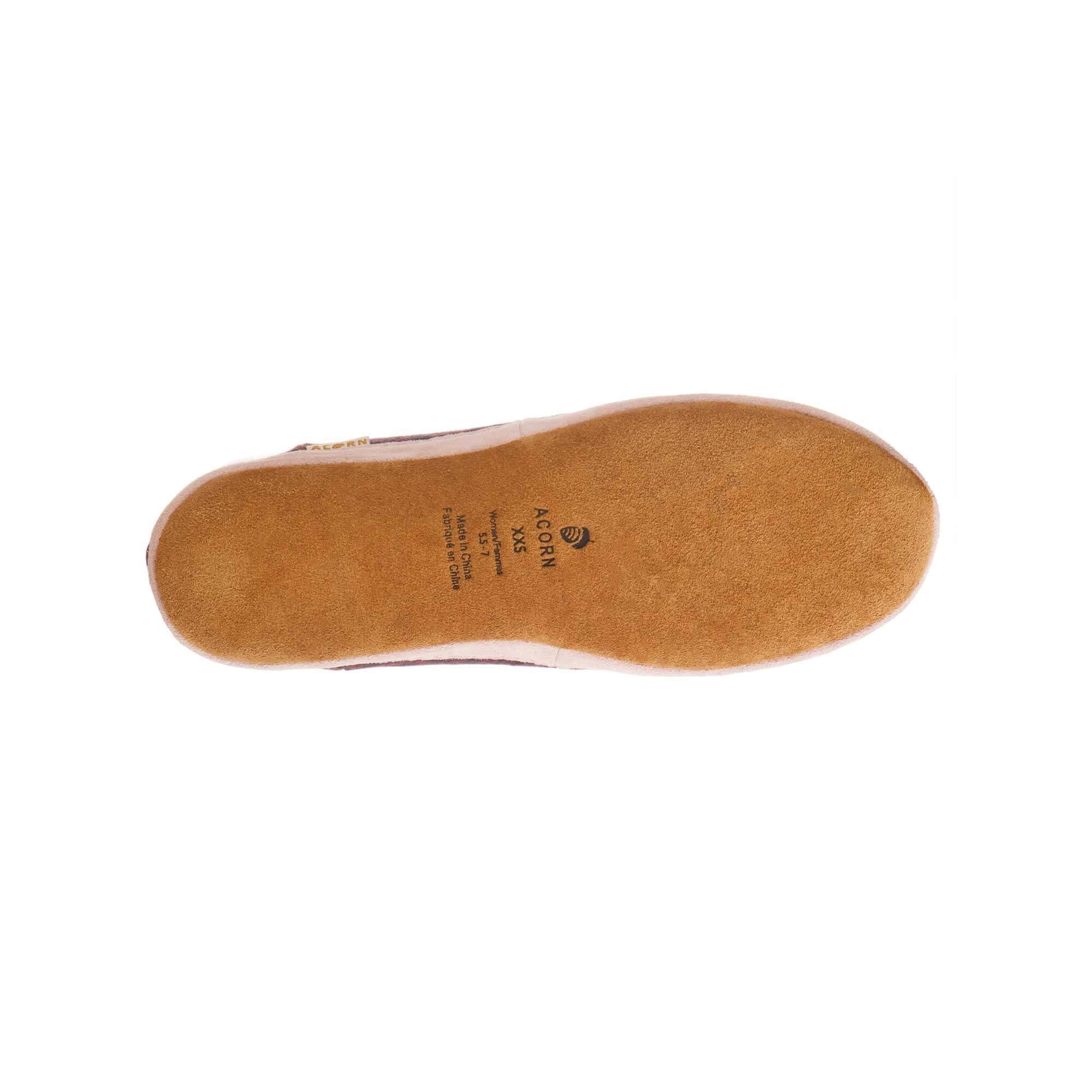 Acorn Women's Polar Pair Slipper - Fleece Lining, Garnet, Medium | A22600GARWM
