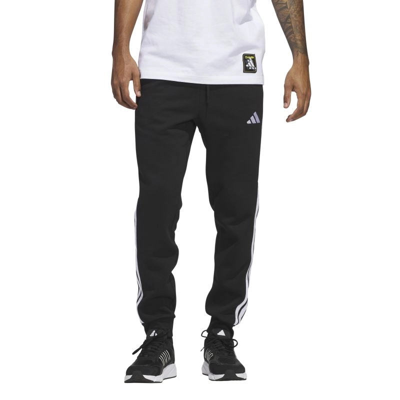 Adidas Mens Essentials 3-Stripes Fleece Trackpant