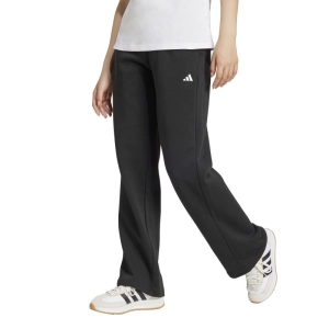 Adidas Womens Essentials Small Logo Feel Cozy Open-Hem Trackpant