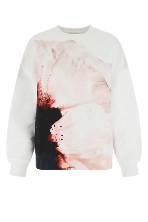 Alexander McQueen Anemone Flower Printed Sweatshirt
