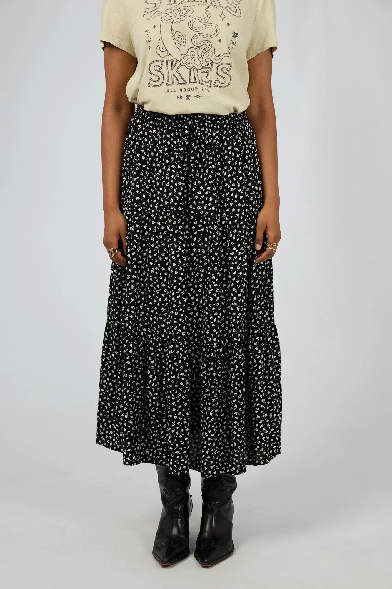 All About Eve Wren Maxi Skirt Black