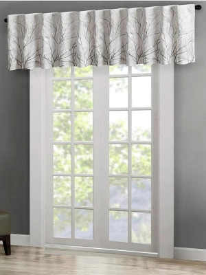 Andora Faux Silk Embroidered Window Valance