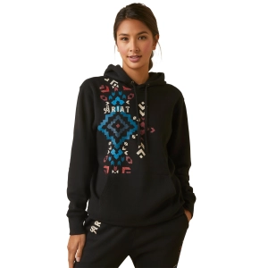 Ariat 10046448 Real Black Geo Hoodie