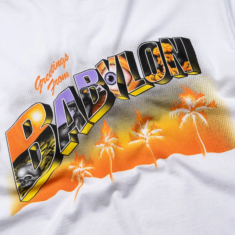 Babylon Greetings From Tee - White