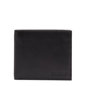 Barbour Colwell Leather Billfold Wallet Black/Classic