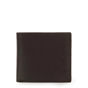 Barbour Debossed Logo Bifold Wallet Classic Black