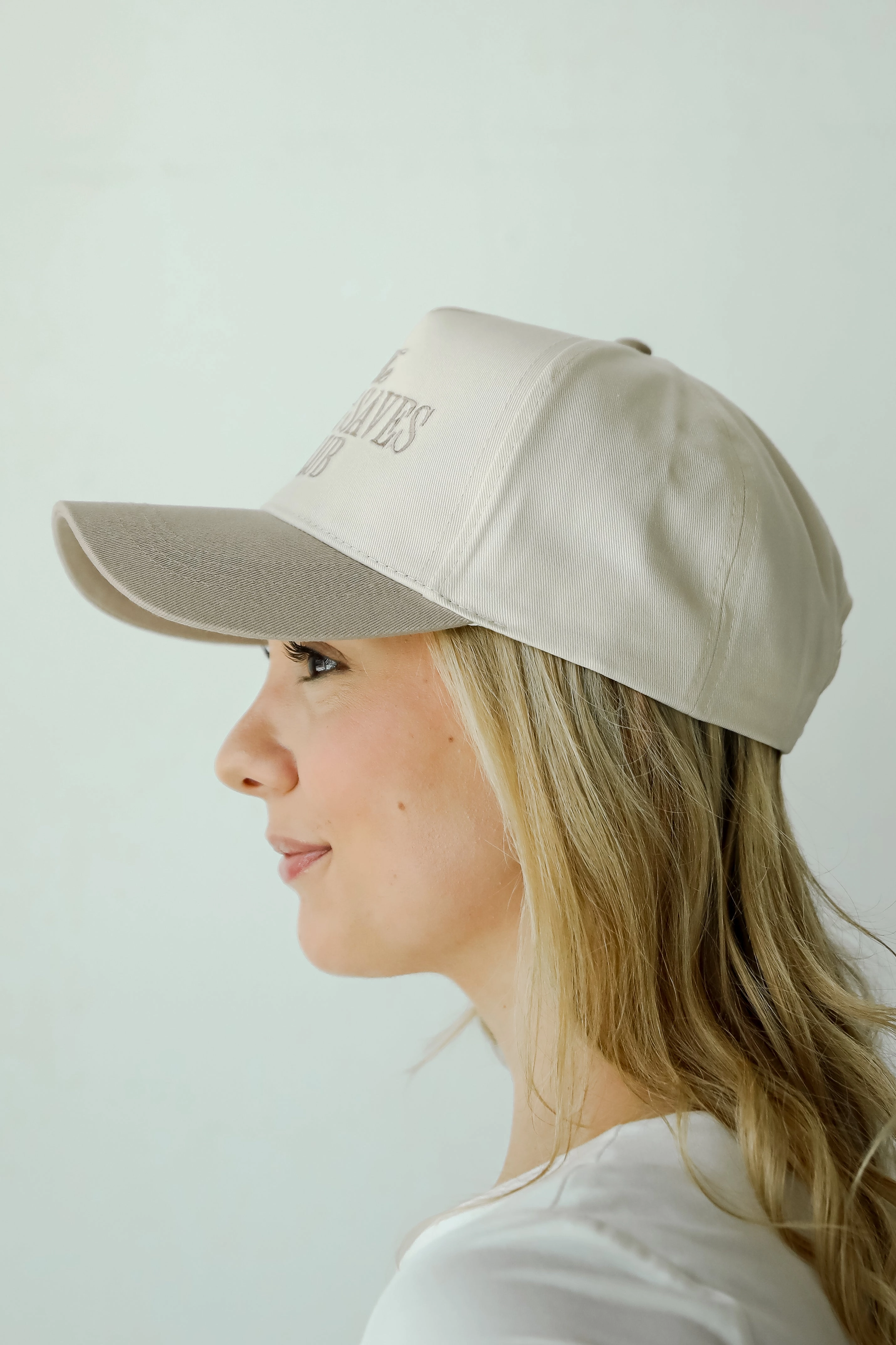 Beige The Jesus Saves Club Hat