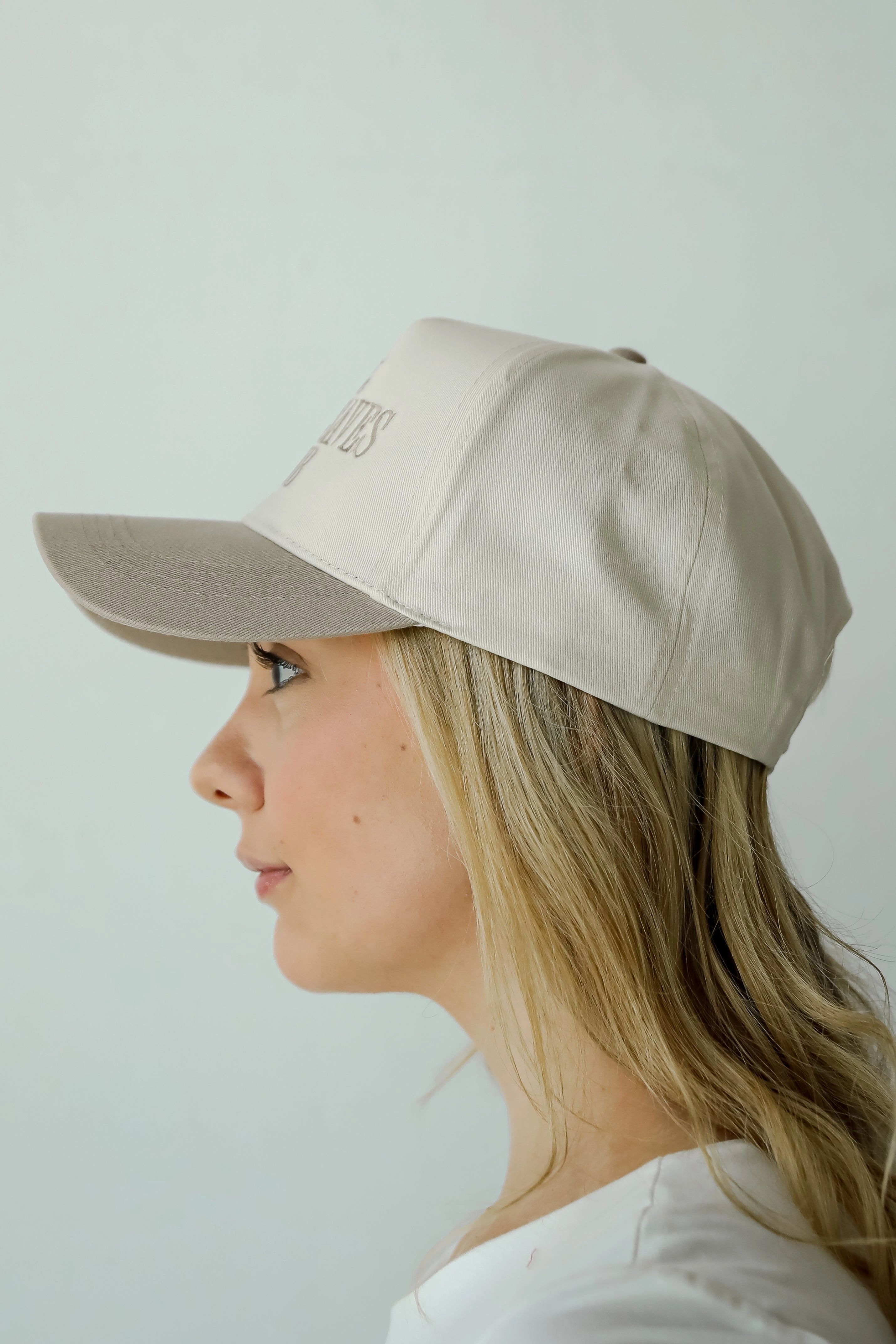 Beige The Jesus Saves Club Hat
