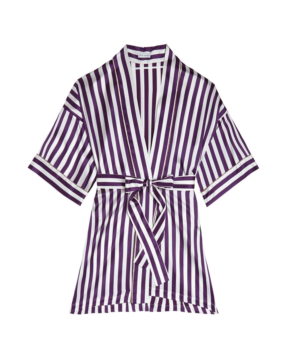 Berry Stripe Kimono
