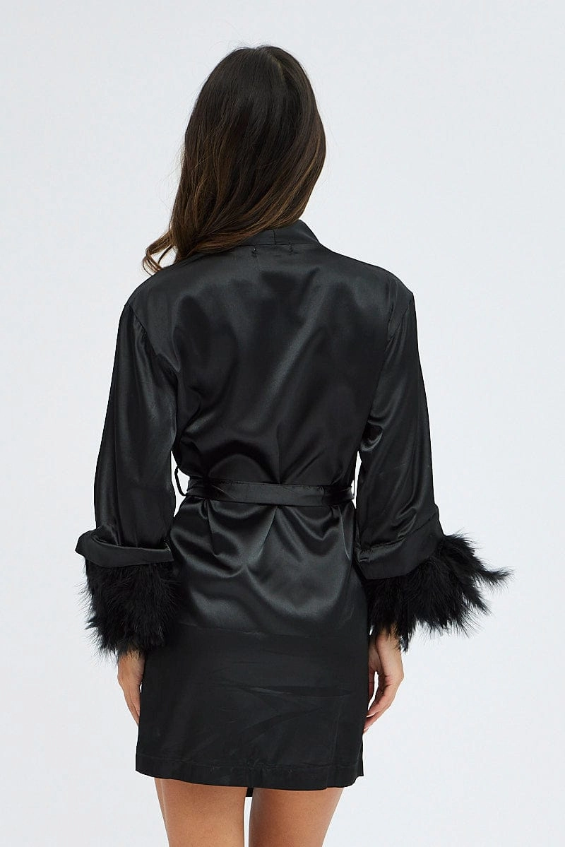 Black Feather Robe