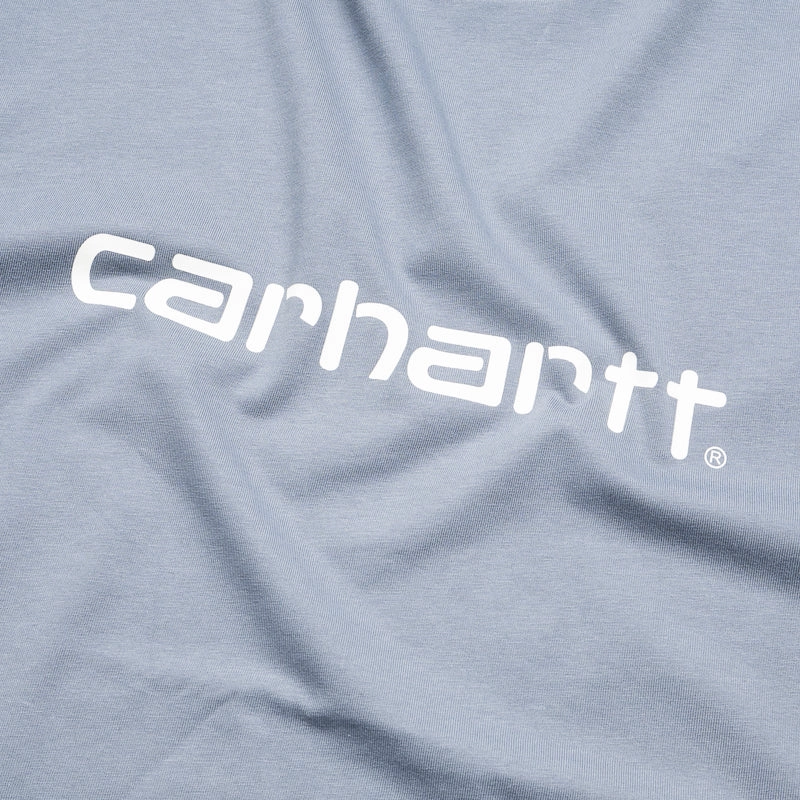 Carhartt WIP Script Tee - Dove Grey/Wax