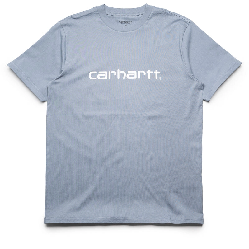 Carhartt WIP Script Tee - Dove Grey/Wax