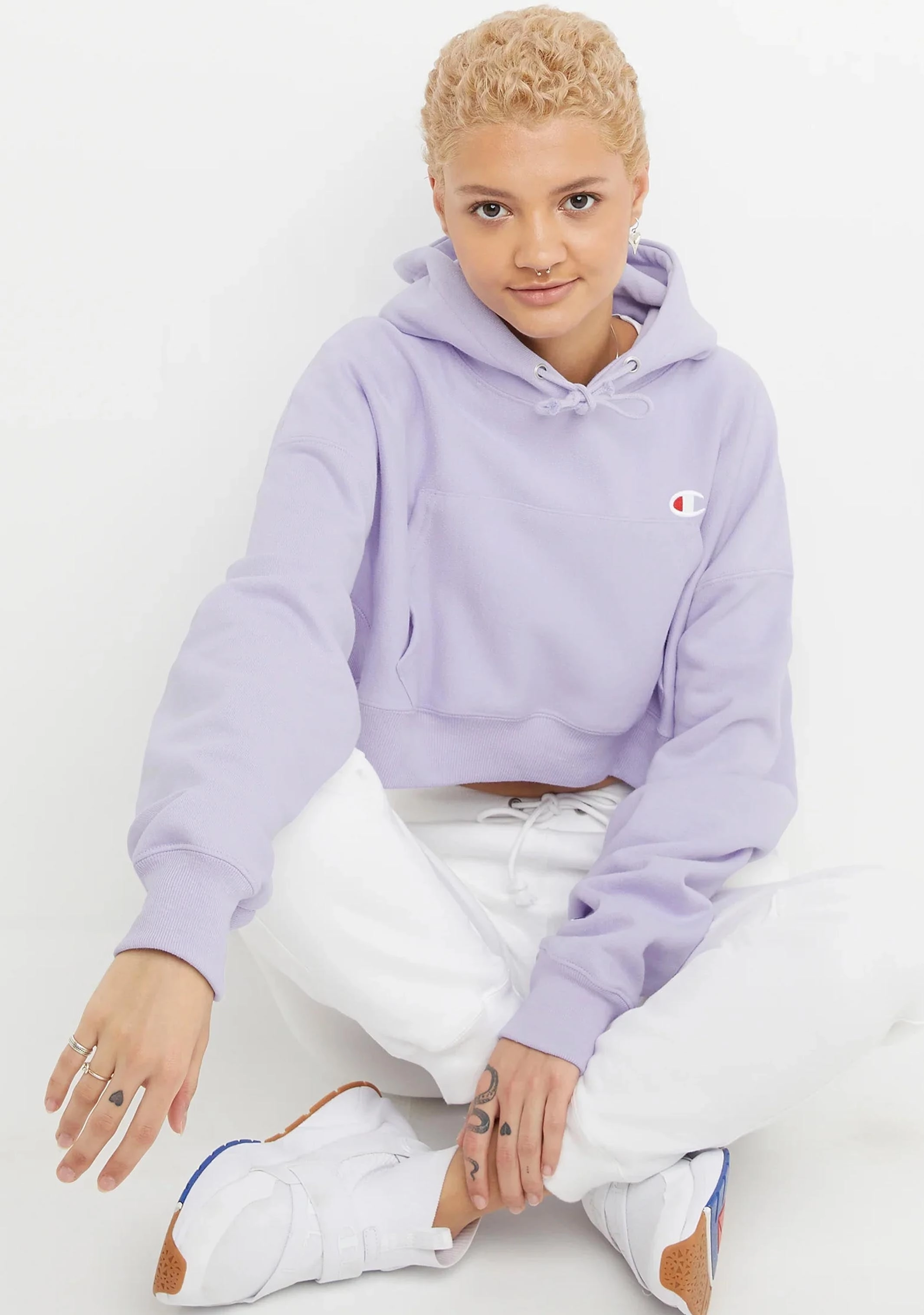 Champion Womens Reverse Weave Crop Hoodie