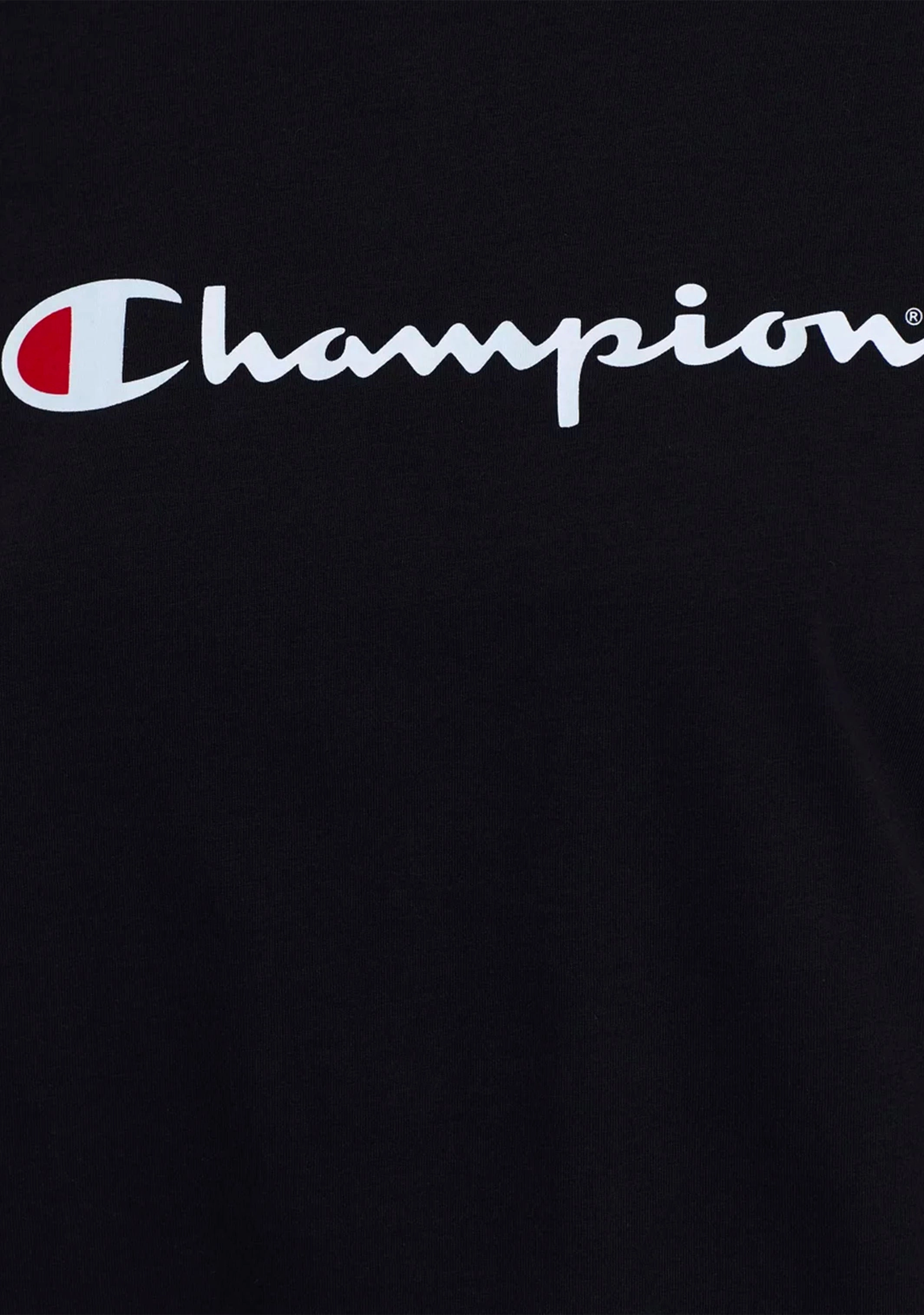 Champion Women's Script Short Sleeve Tee Black
