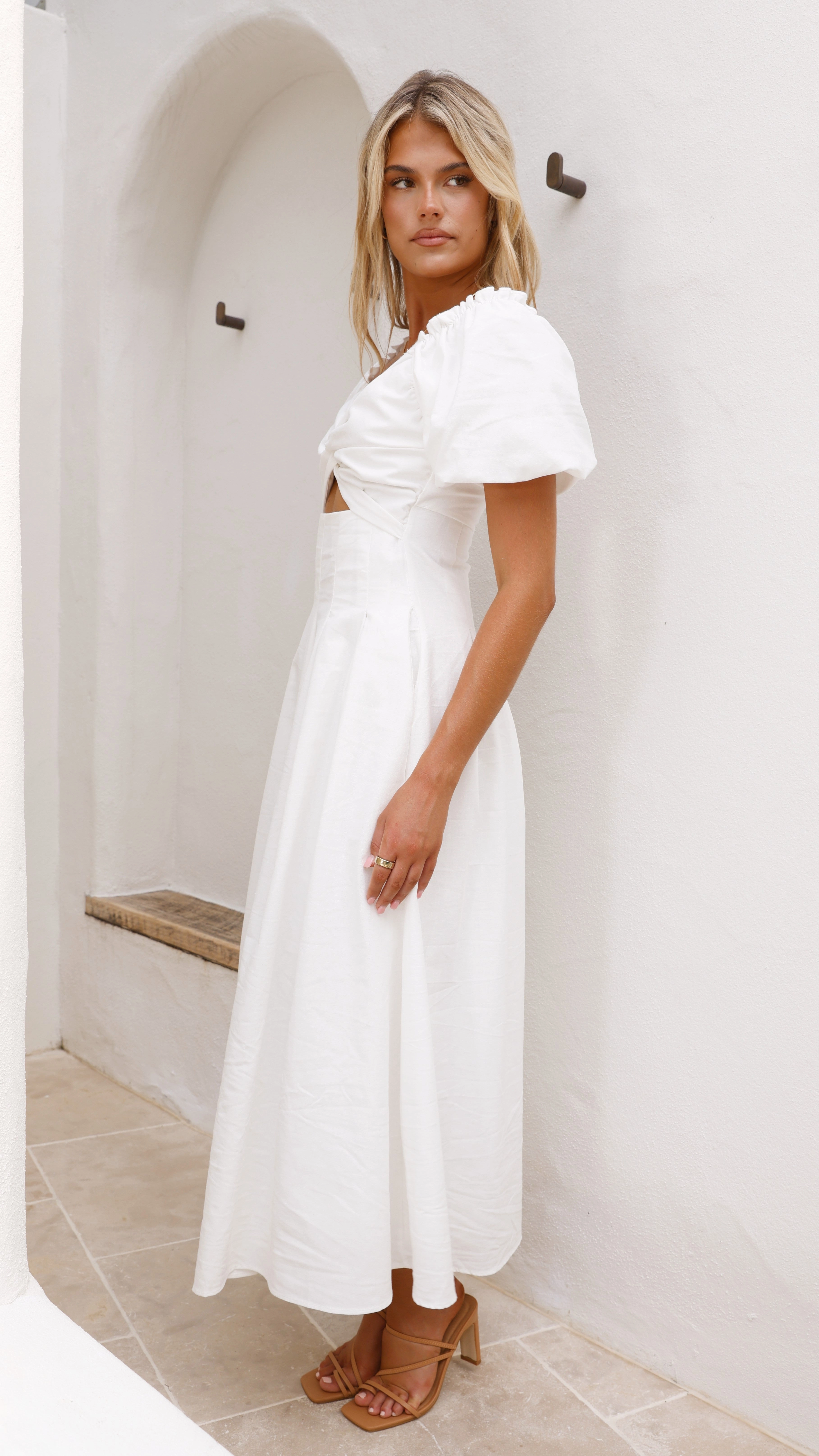 Christina Maxi Dress - White