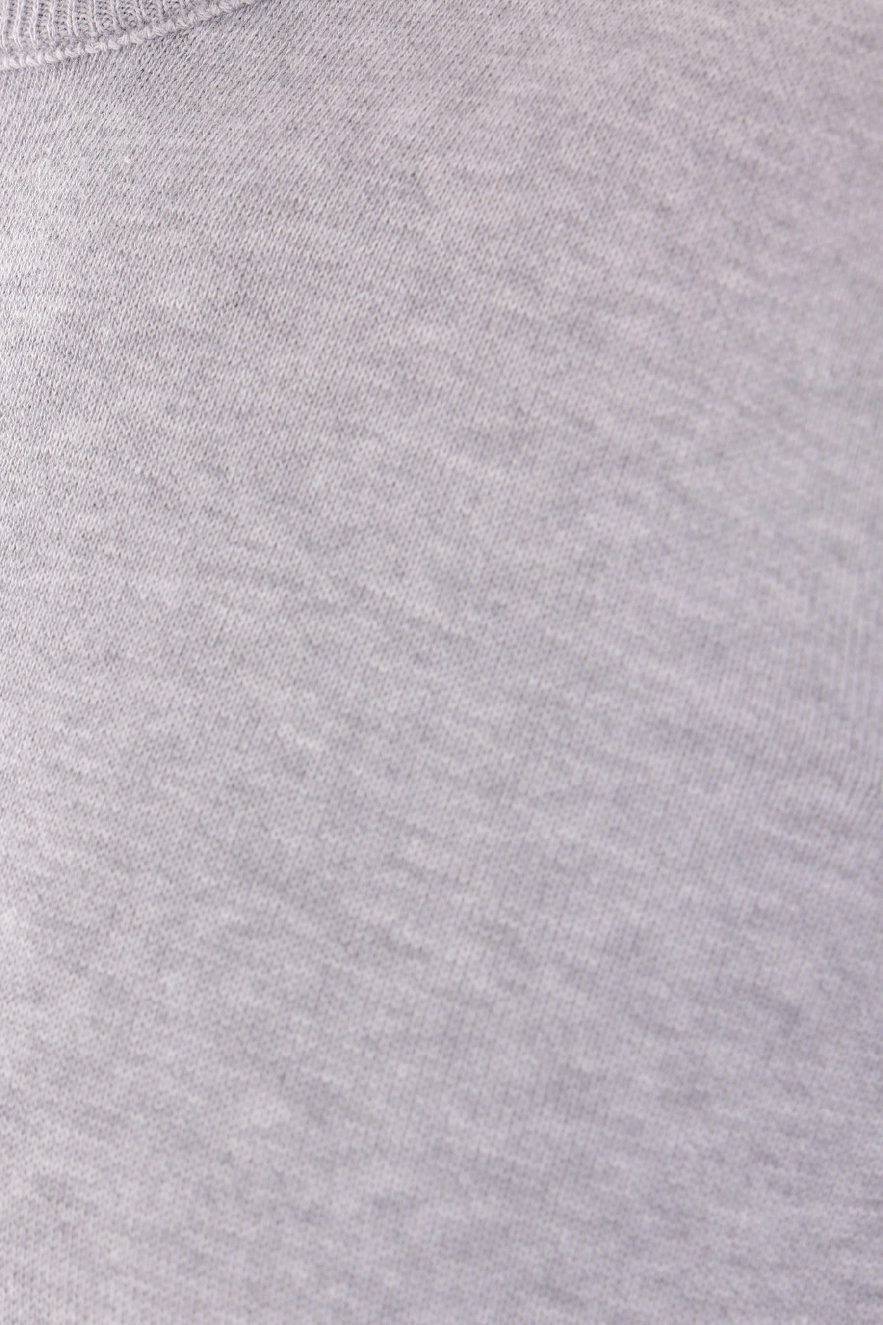 cotton sweater with logo badge