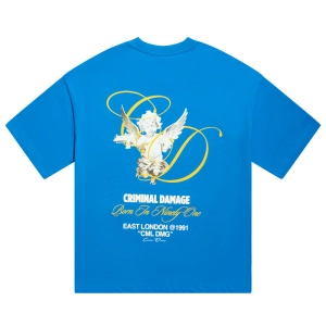 Criminal Damage Angel Cherub Tee - Blue