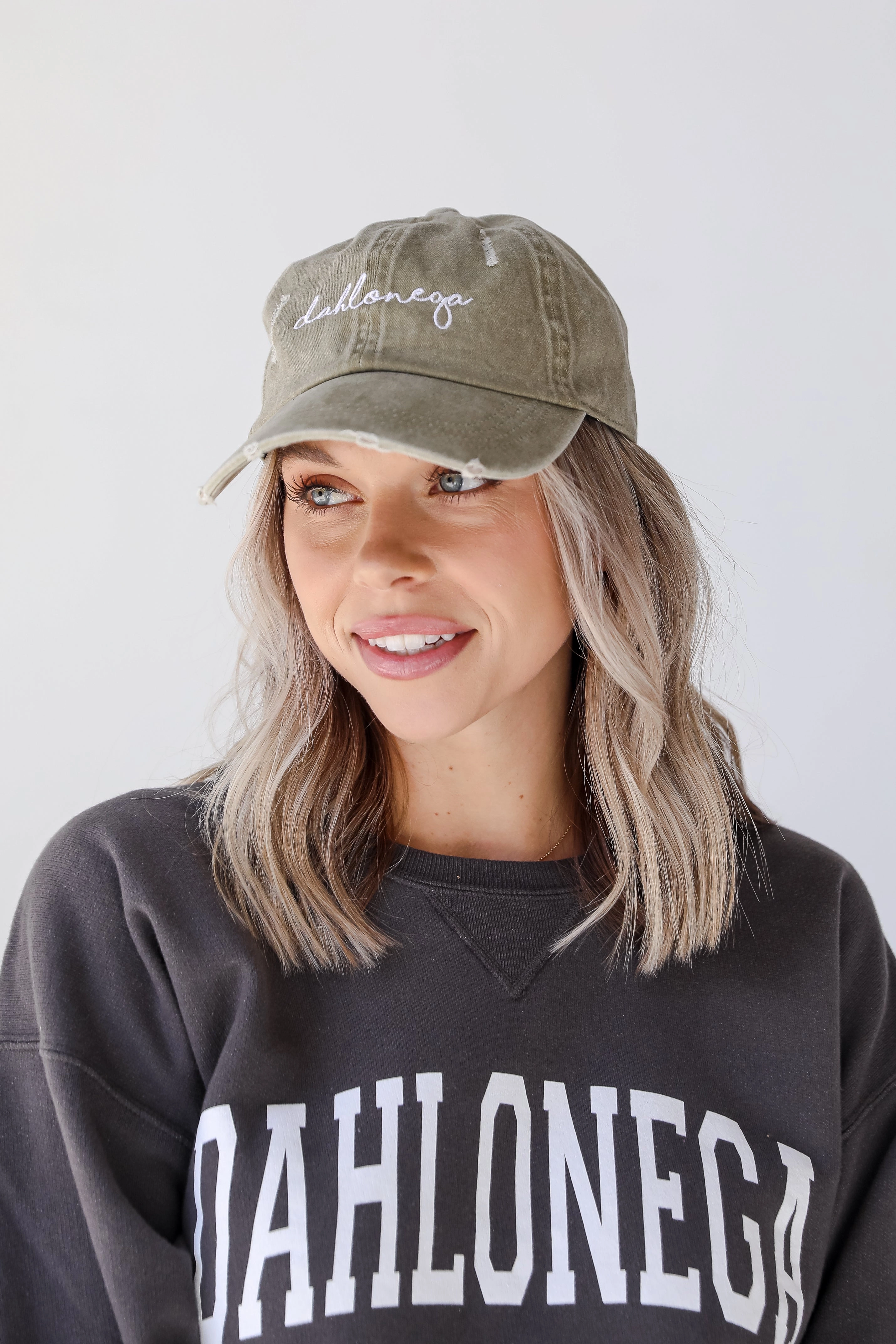 Dahlonega Vintage Script Embroidered Hat