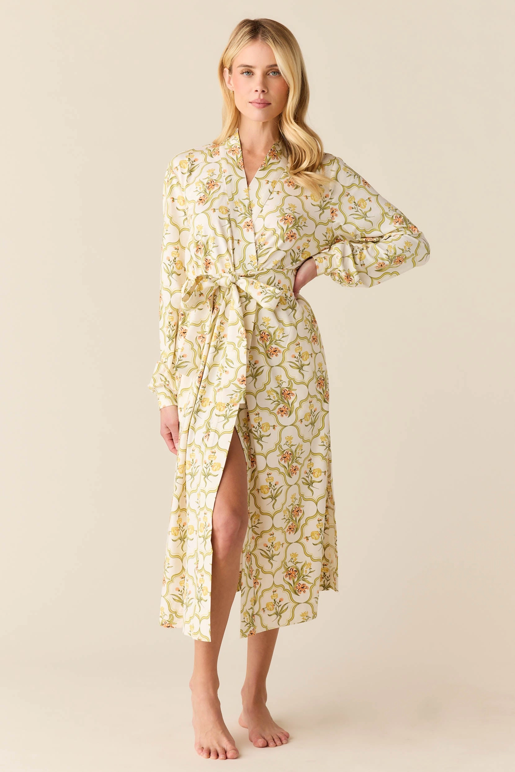 Della Banded Midi Robe | Fleur