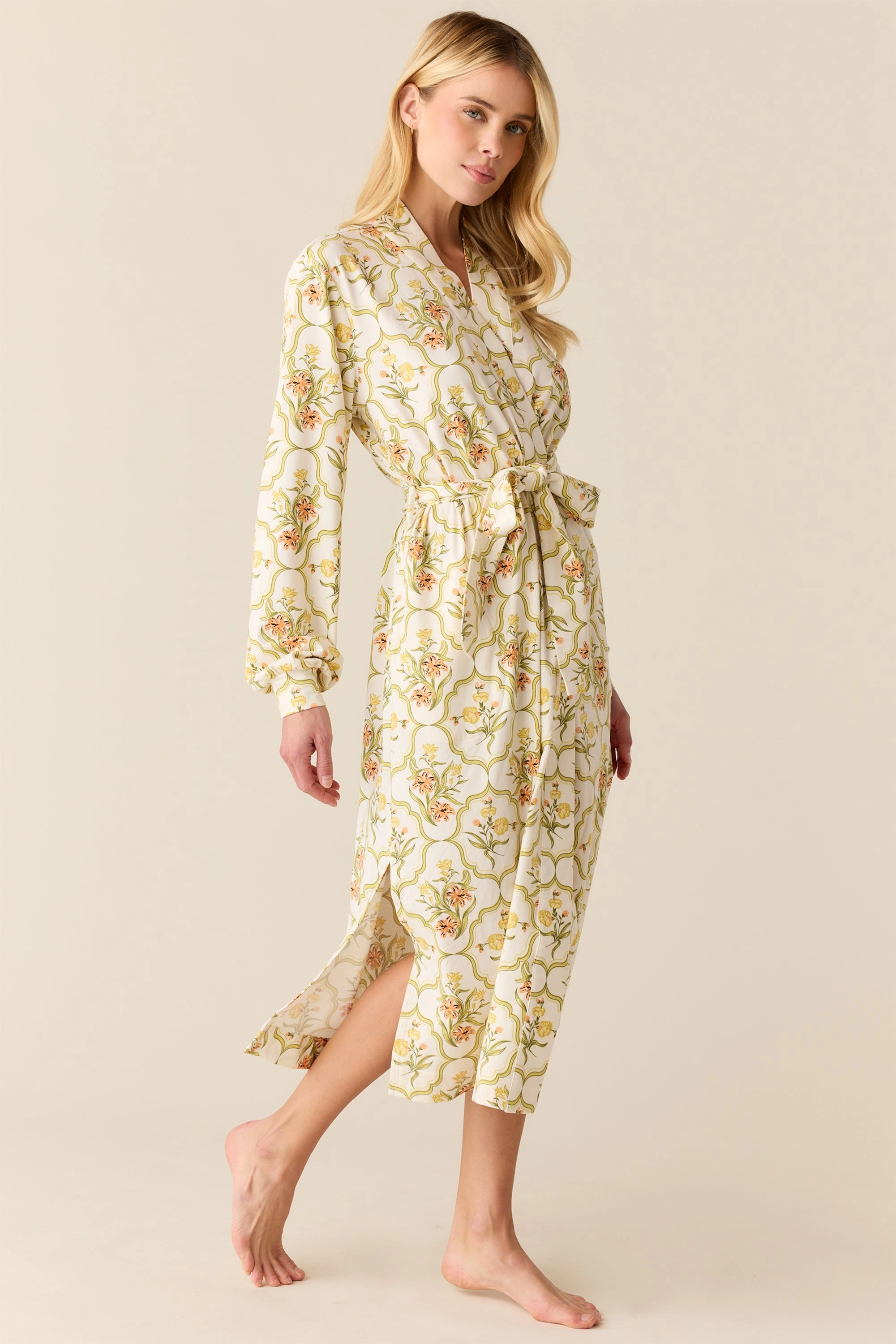 Della Banded Midi Robe | Fleur
