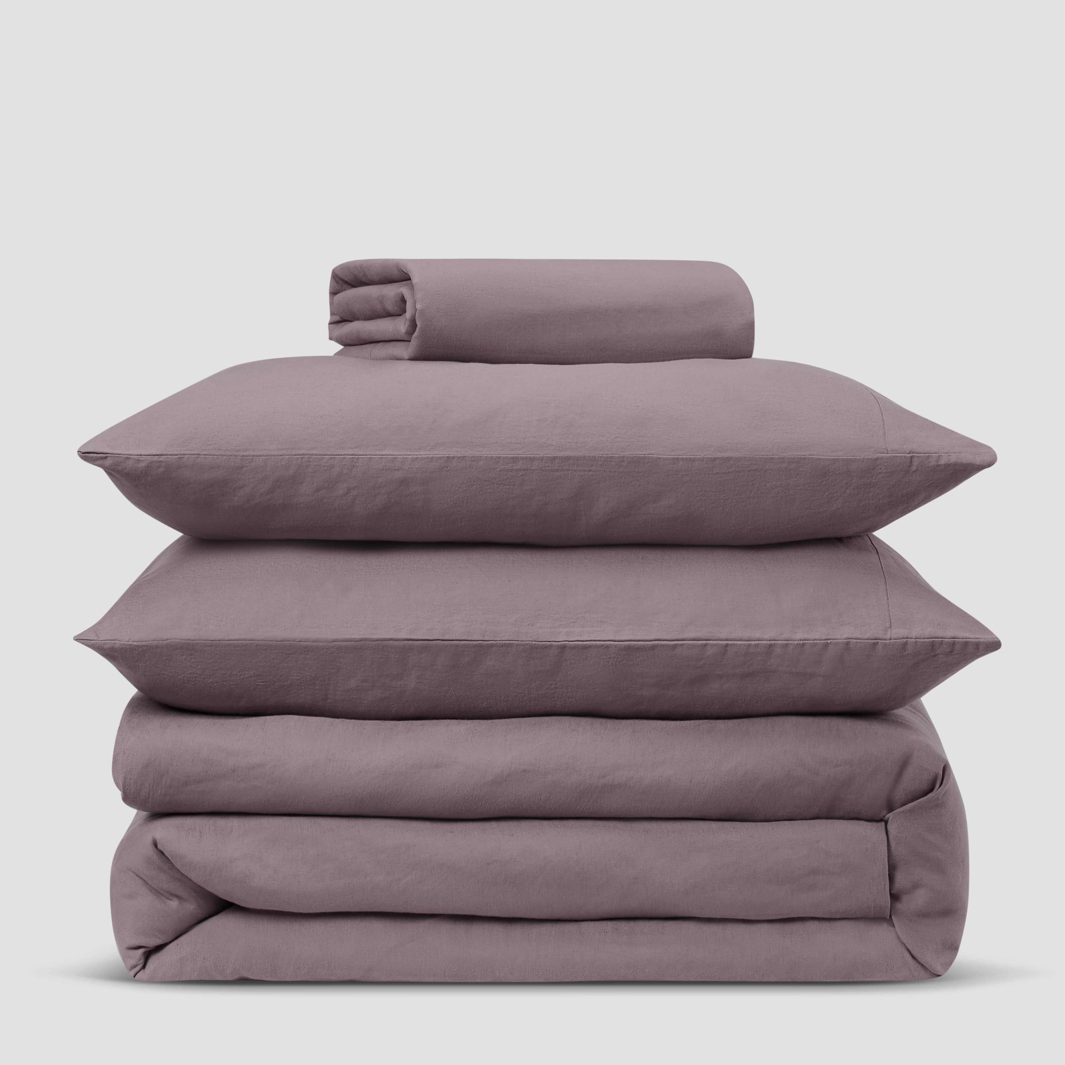 Elderberry 100% Linen Pillowcases (Pair)