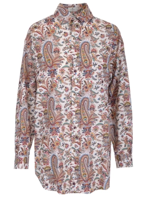 Etro Paisley Printed Long-Sleeved Shirt