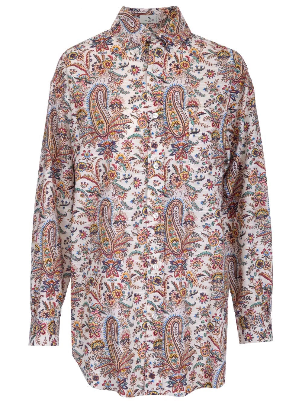 Etro Paisley Printed Long-Sleeved Shirt