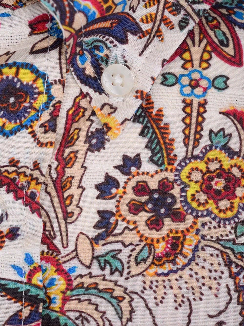 Etro Paisley Printed Long-Sleeved Shirt