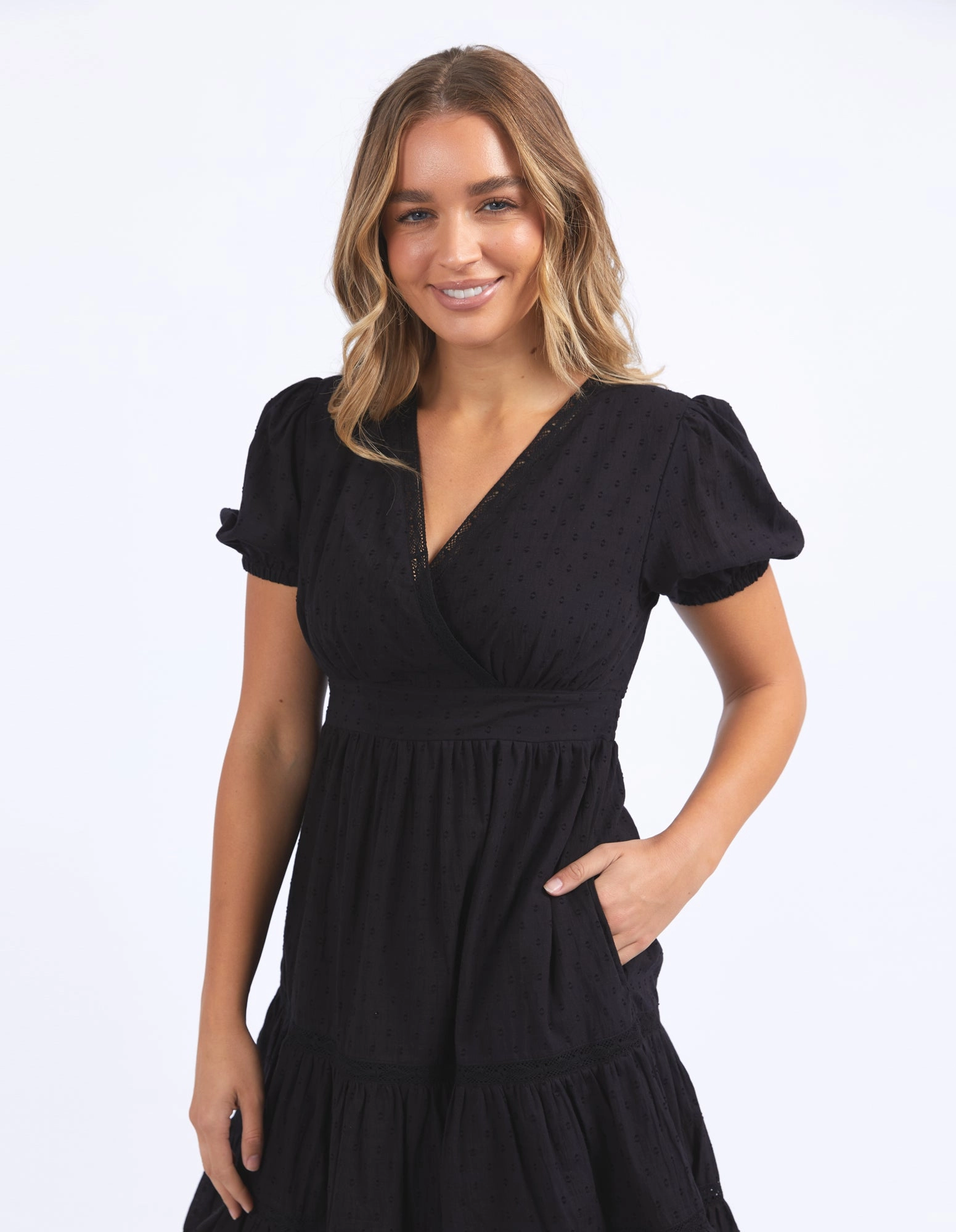 Foxwood Vacanza Dress Black