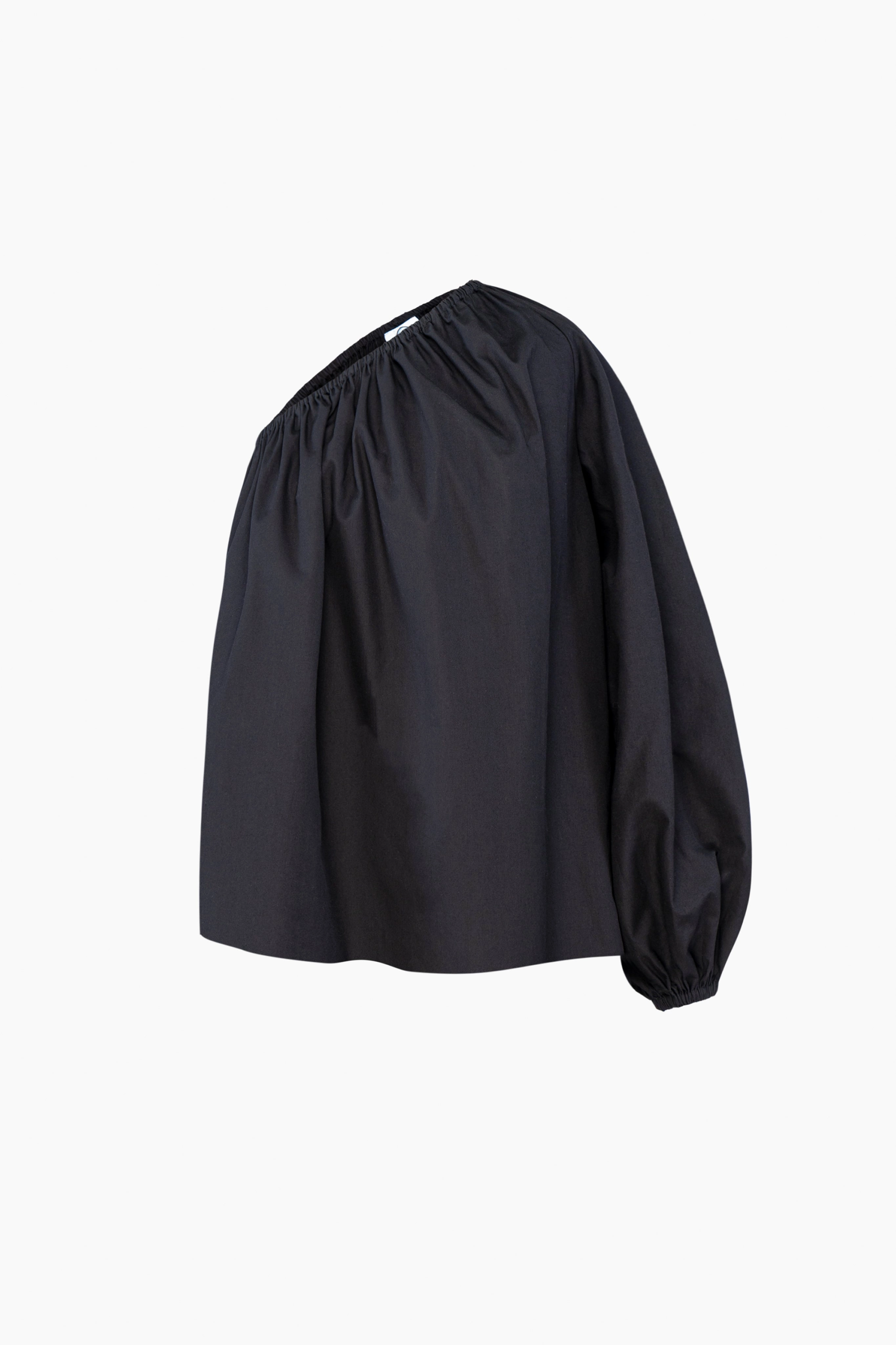 Gaia Cotton Top in Black