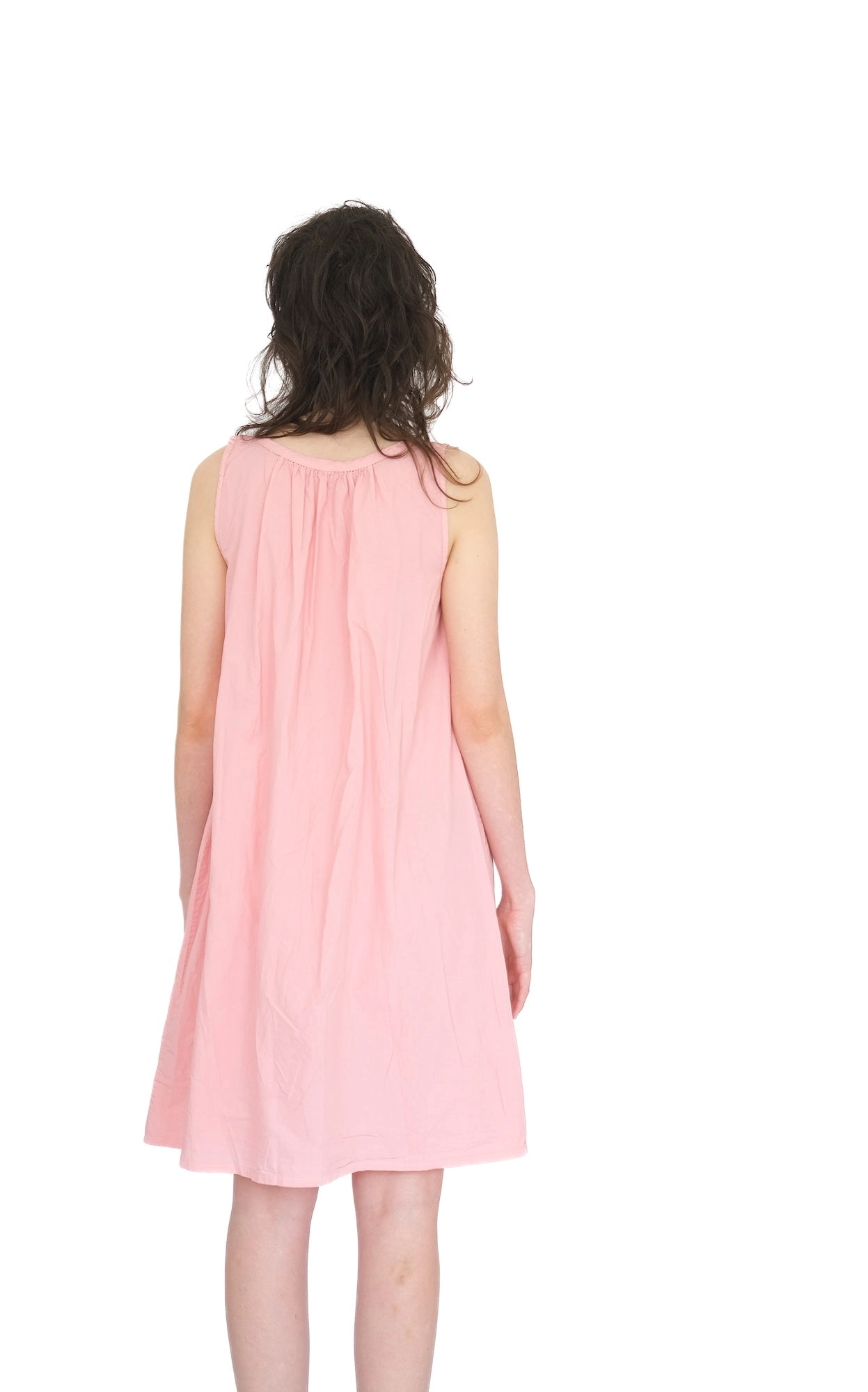 Gathered Chemise,  Geranium