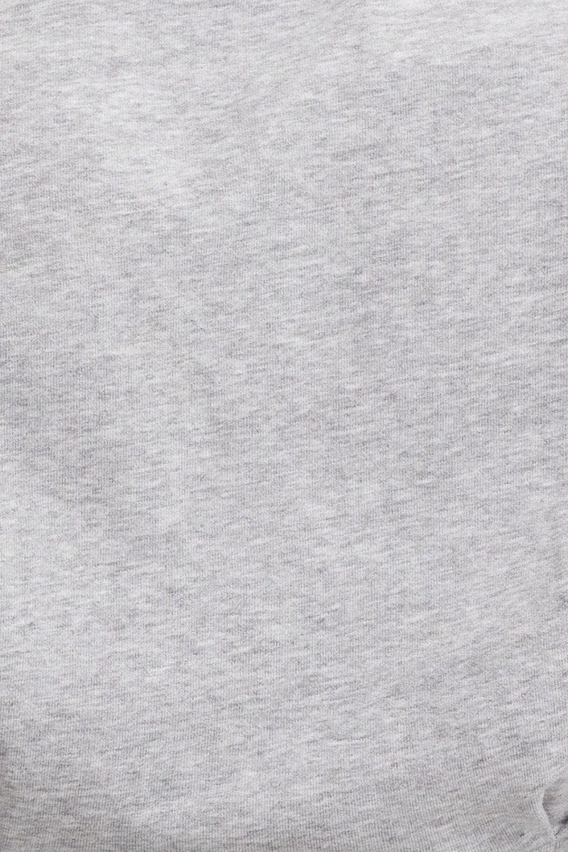 Grey Zip Front Sweater Long Sleeve