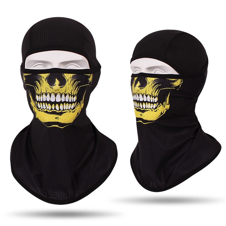 Headgear Masked Ghost Skull Anti-Terrorism Mask Riding Sunscreen Face Towel