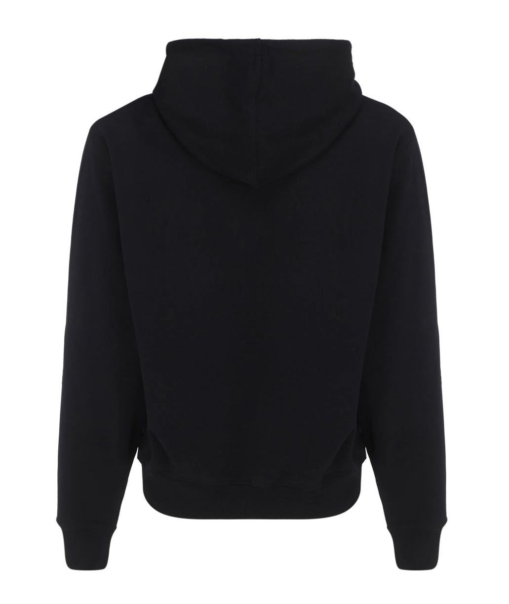 Helmut Lang Logo Printed Drawstring Hoodie