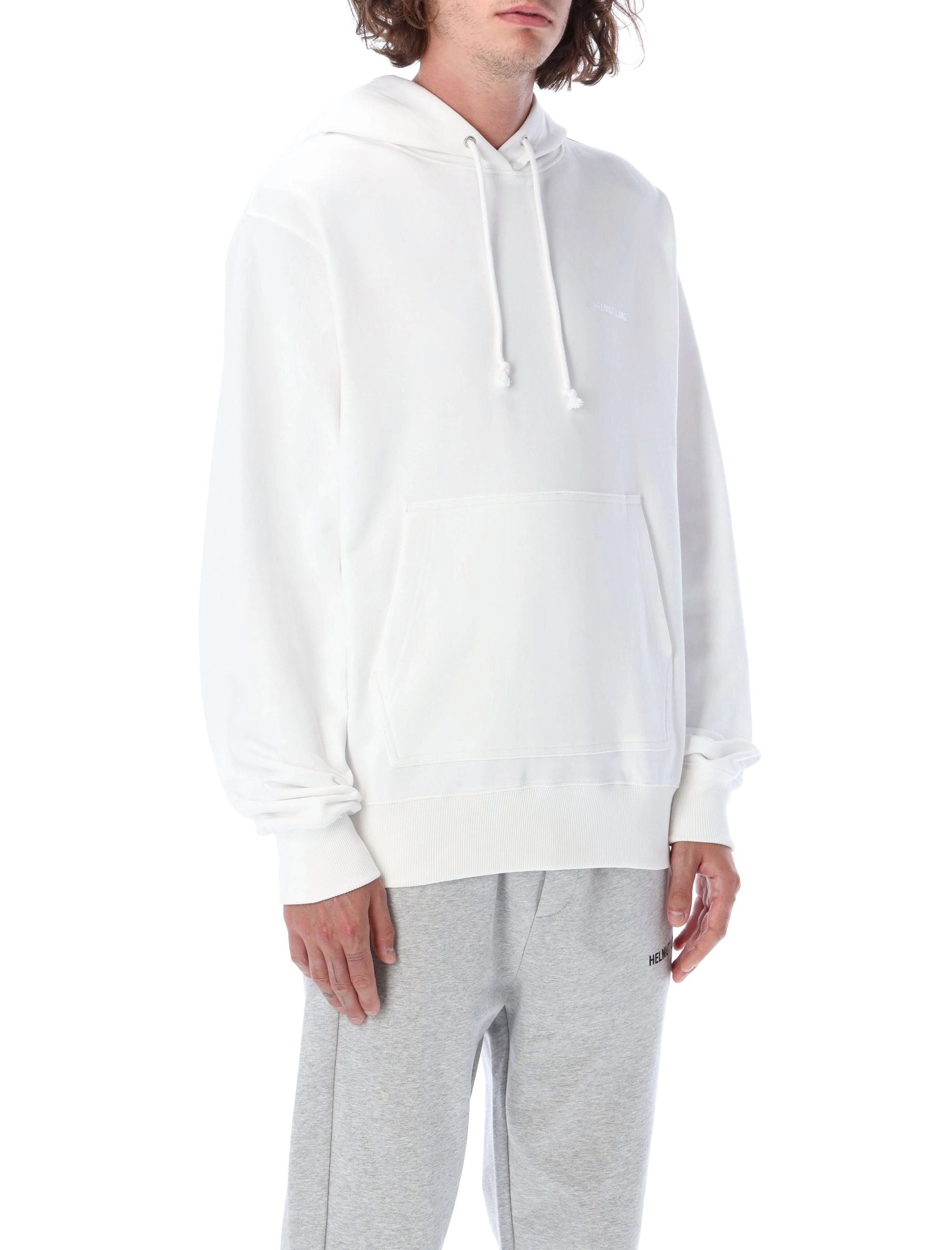 Helmut Lang Sliver Logo Printed Hoodie