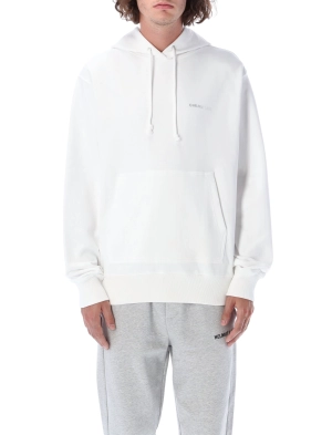 Helmut Lang Sliver Logo Printed Hoodie