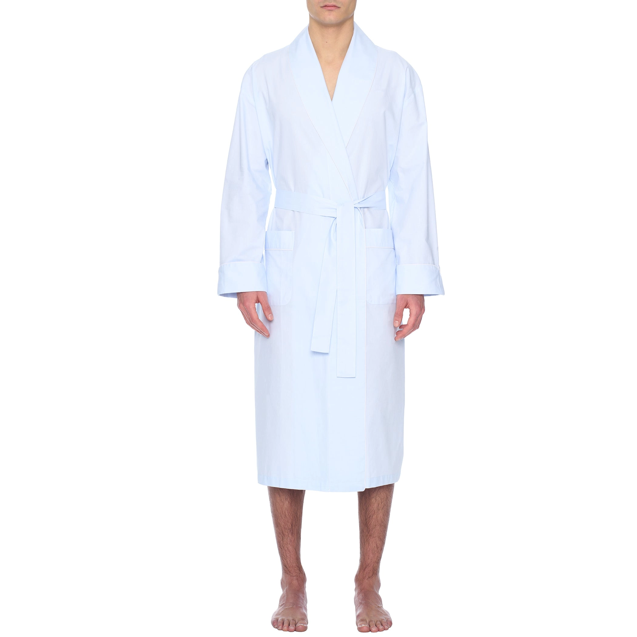Herringbone Cotton Better Shawl Robe