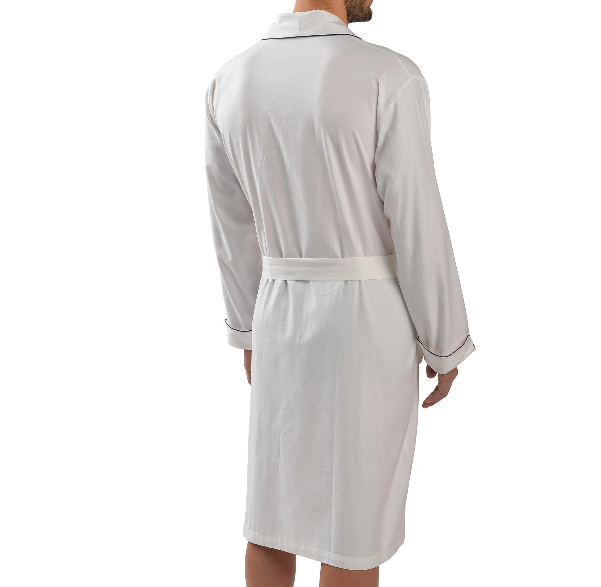Herringbone Cotton Better Shawl Robe