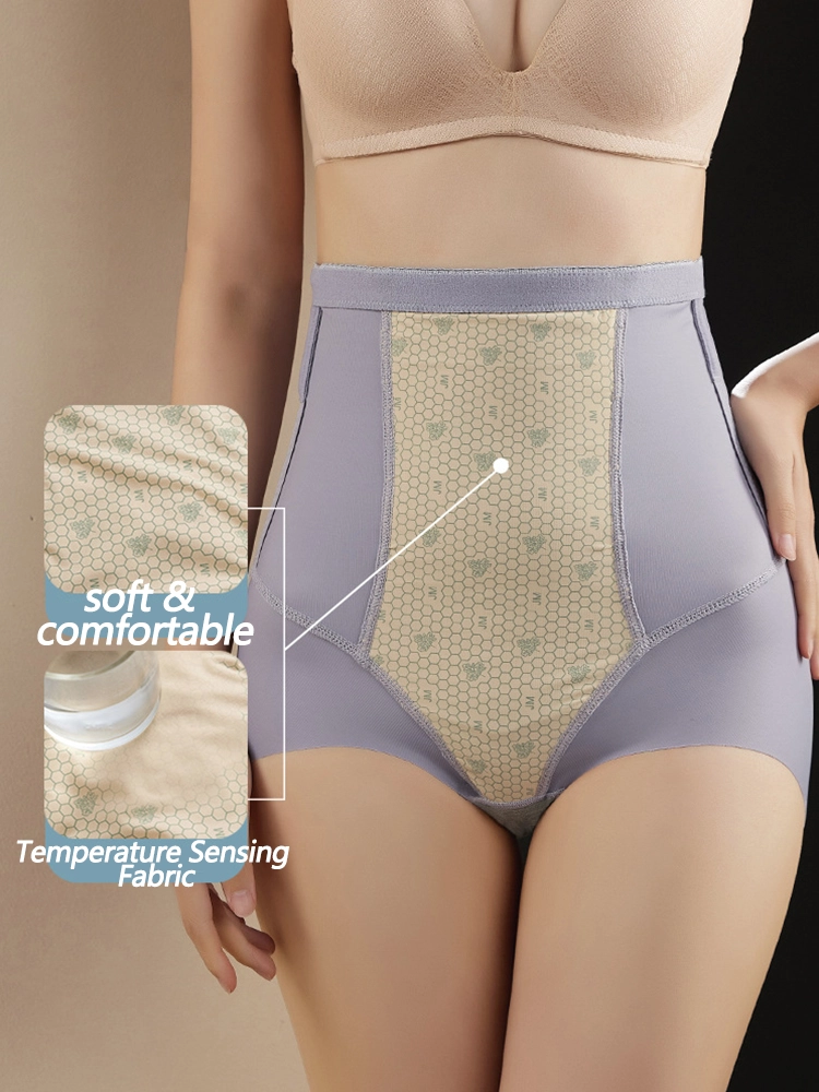 High Wasit Ice Silk Natural Butt Lifting Tummy Control Brief