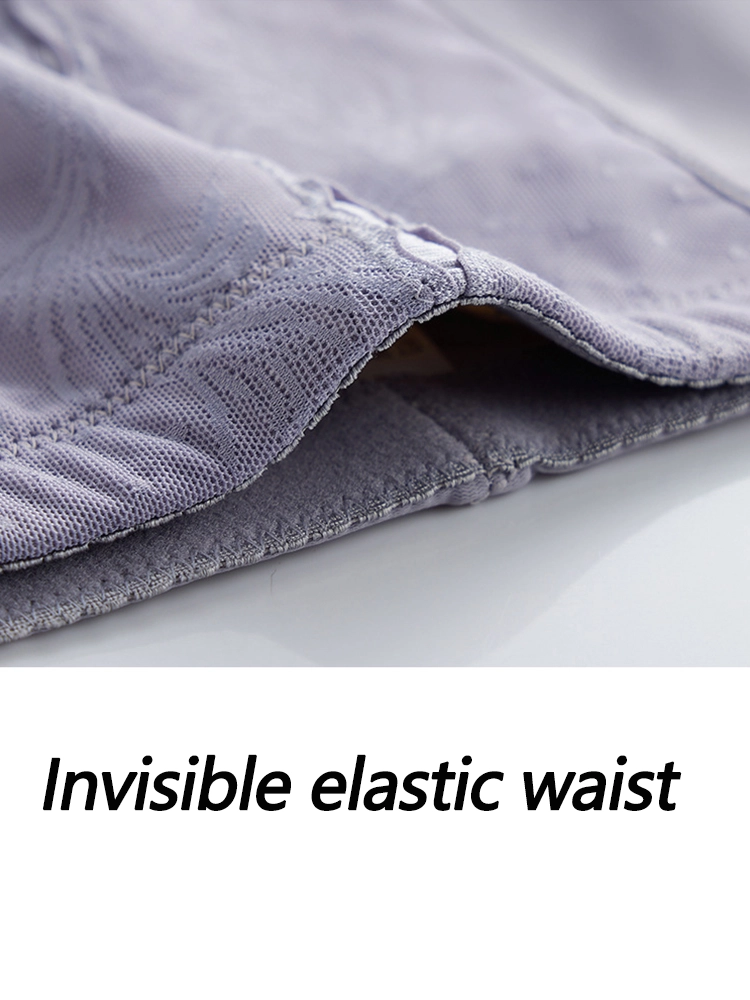 High Wasit Ice Silk Natural Butt Lifting Tummy Control Brief