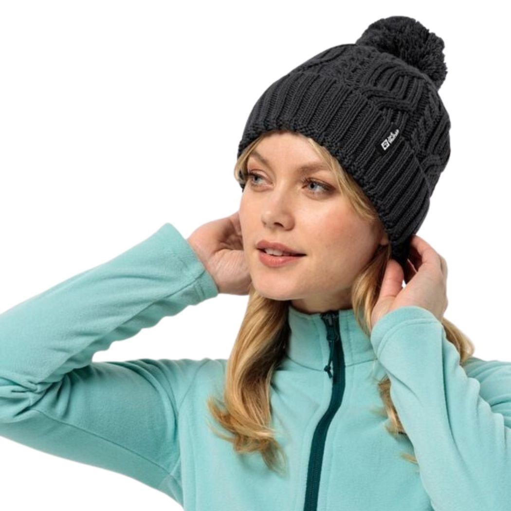 jack wolfskin Unisex Pompom Beanie