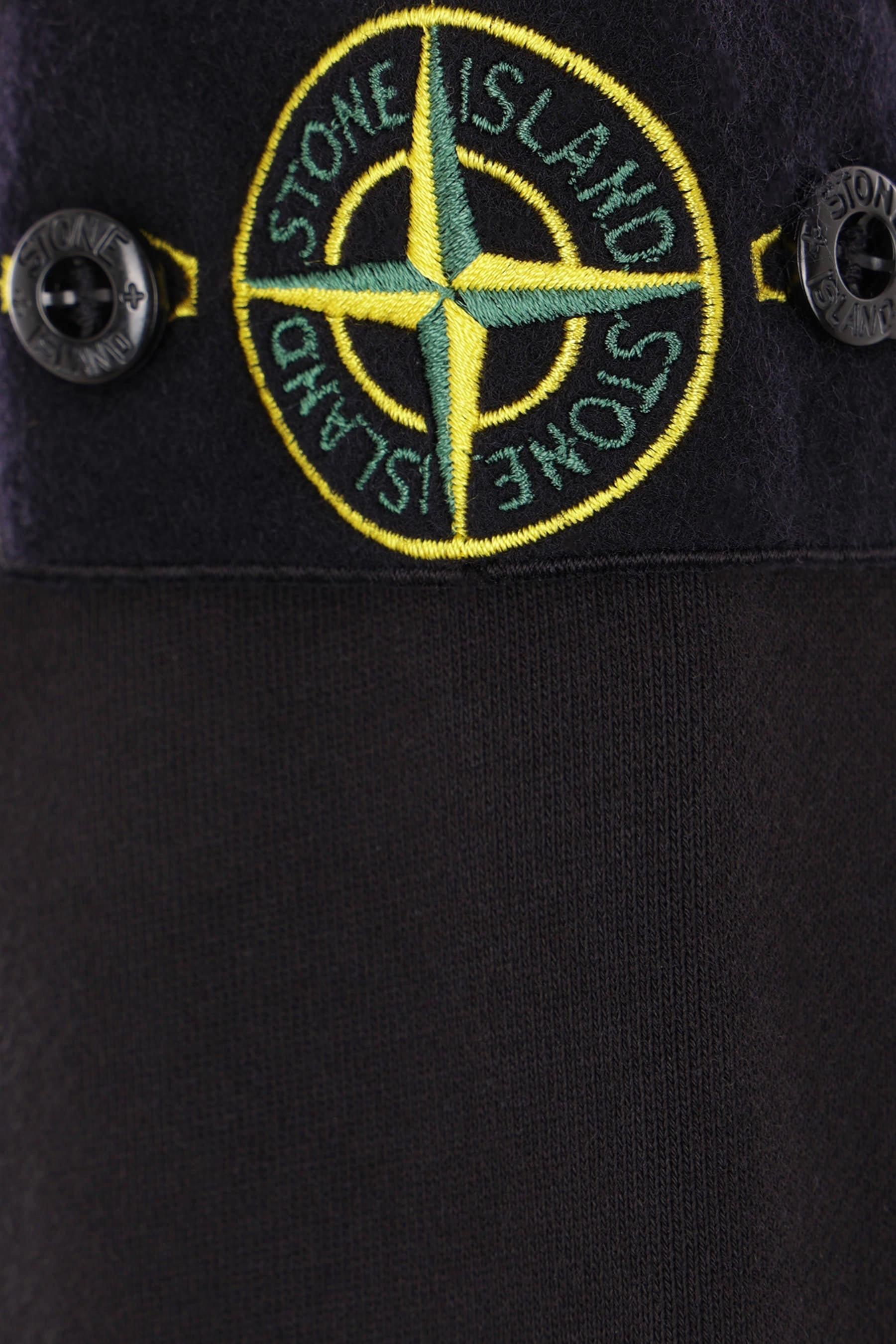 jersey sweatshirt with logo badge