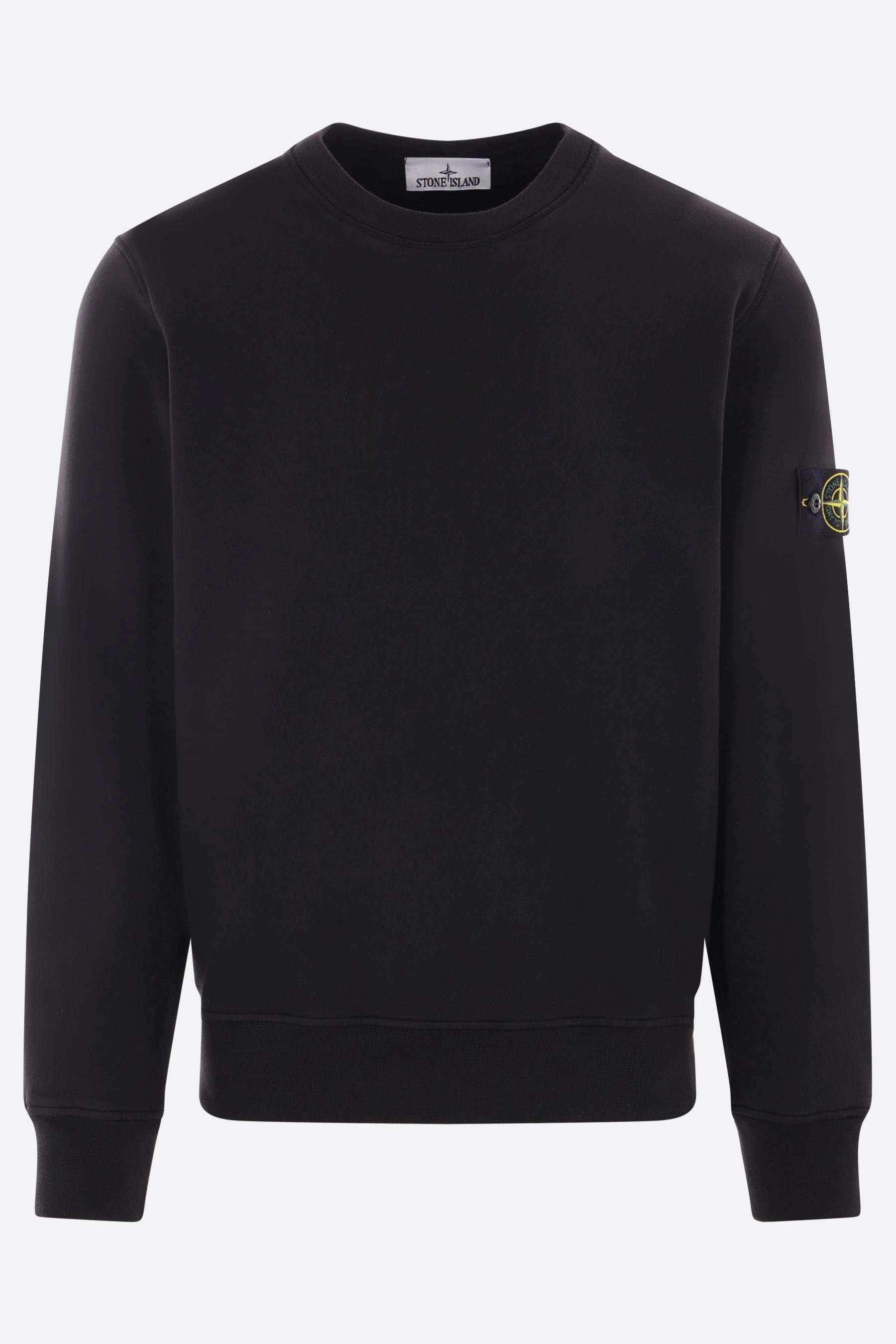 jersey sweatshirt with logo badge