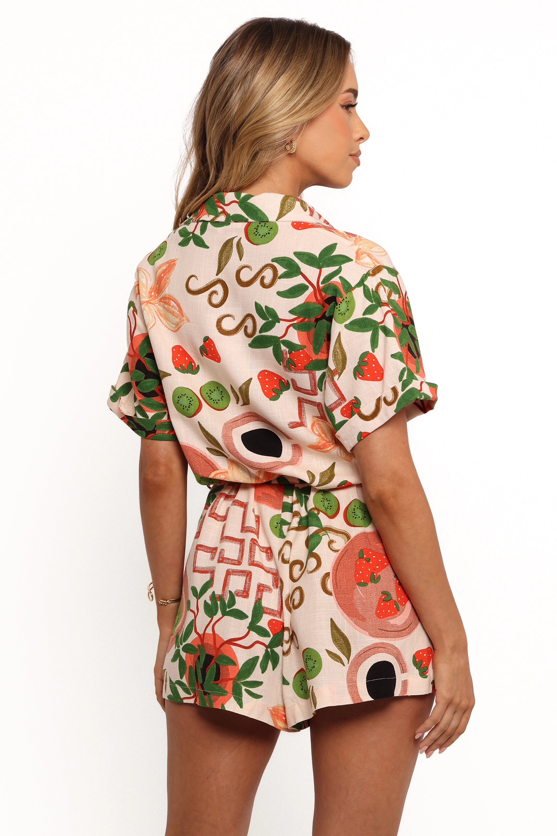 Josie Tie Waist Playsuit - Elodie
