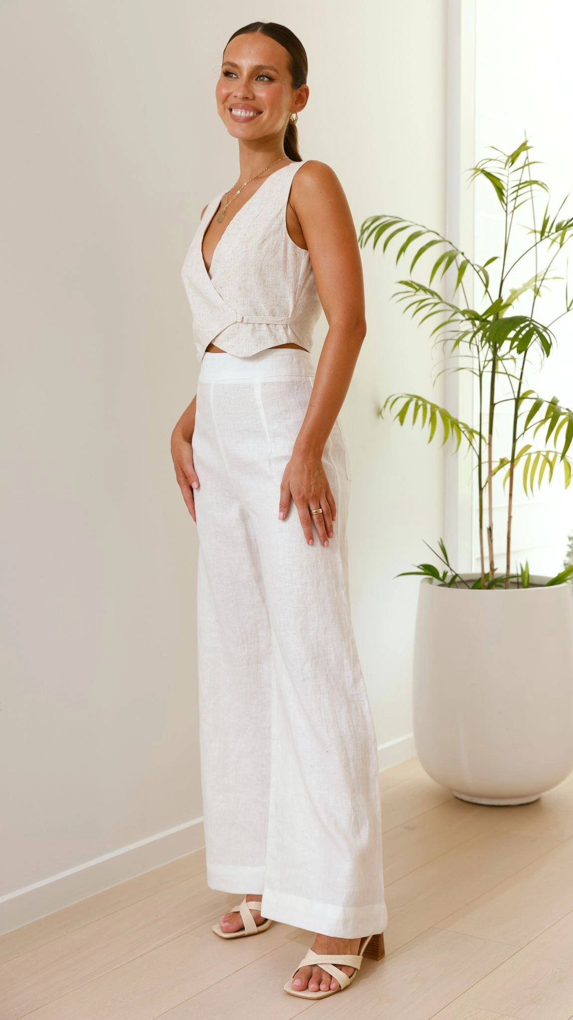 Karah Pants - White
