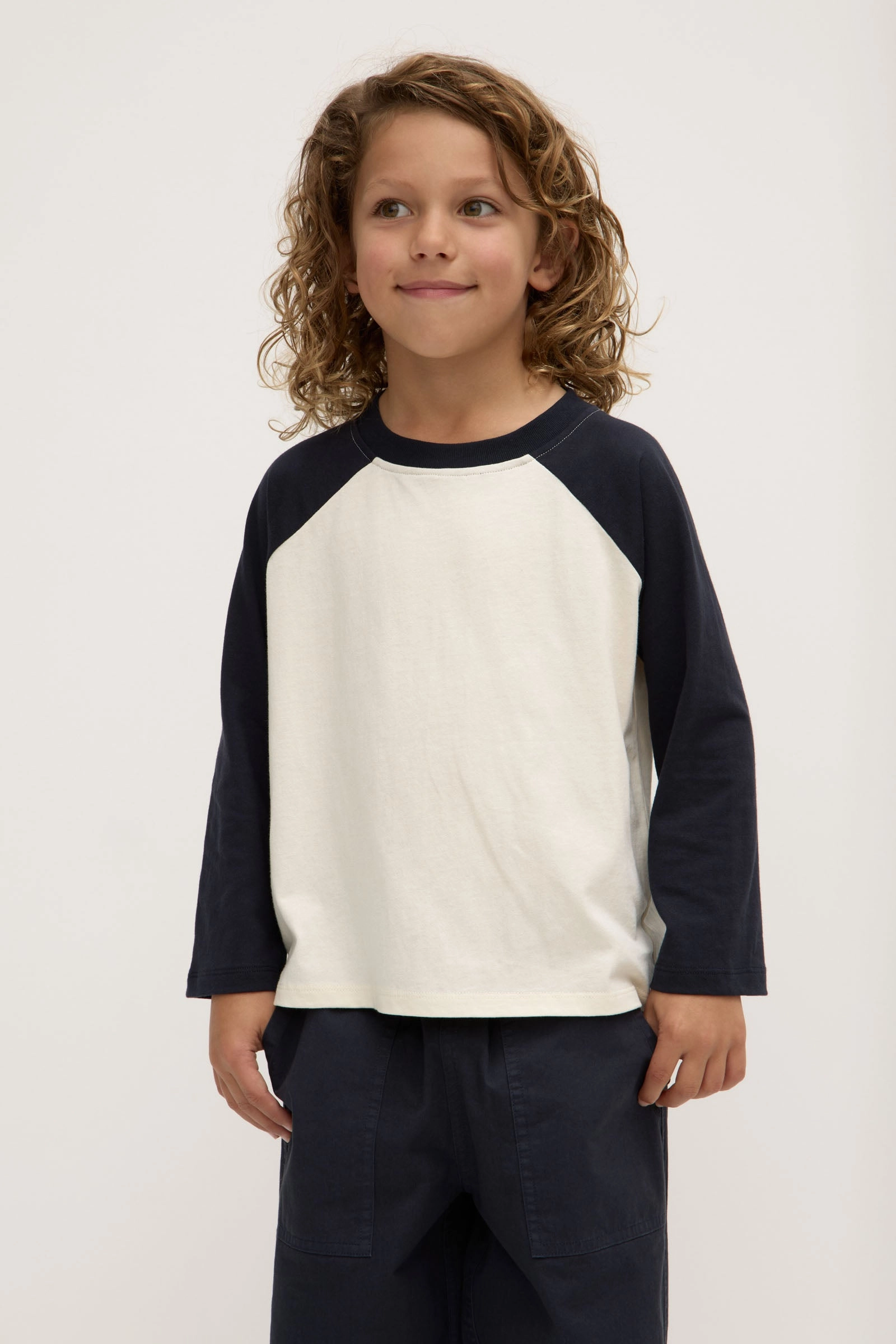 Kids Raglan Long Sleeve Tee